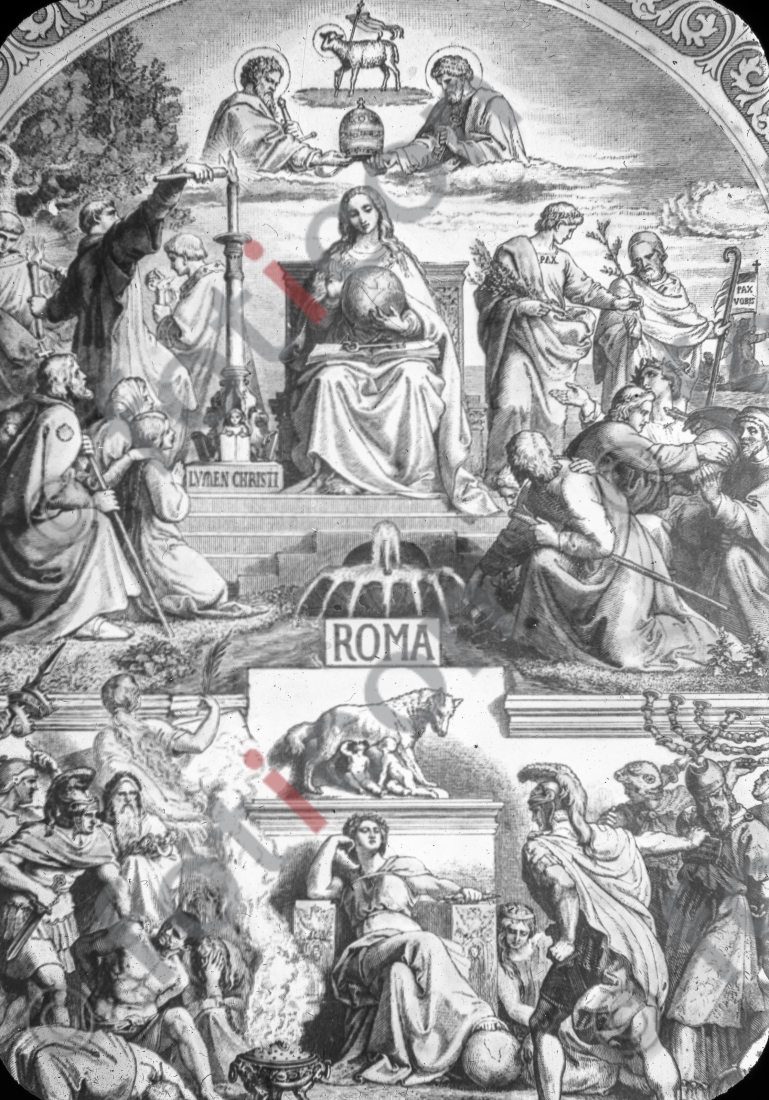Das heidnische und das christliche Rom | Pagan and Christian Rome (foticon-simon-147-060-sw.jpg)